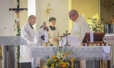Oslava 25. výročí posvěcení místního kostela.